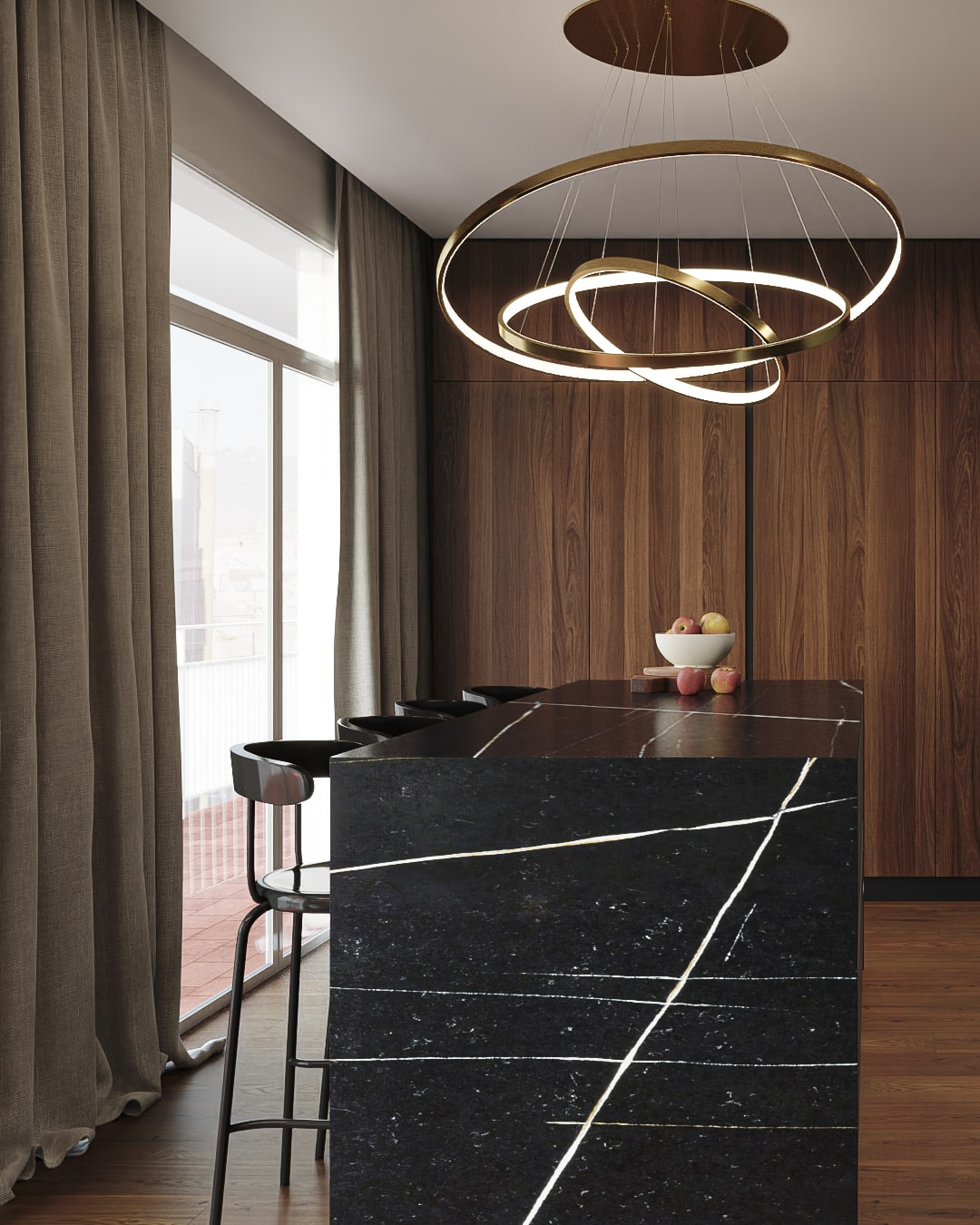 Render de diseño interior en Barcelona