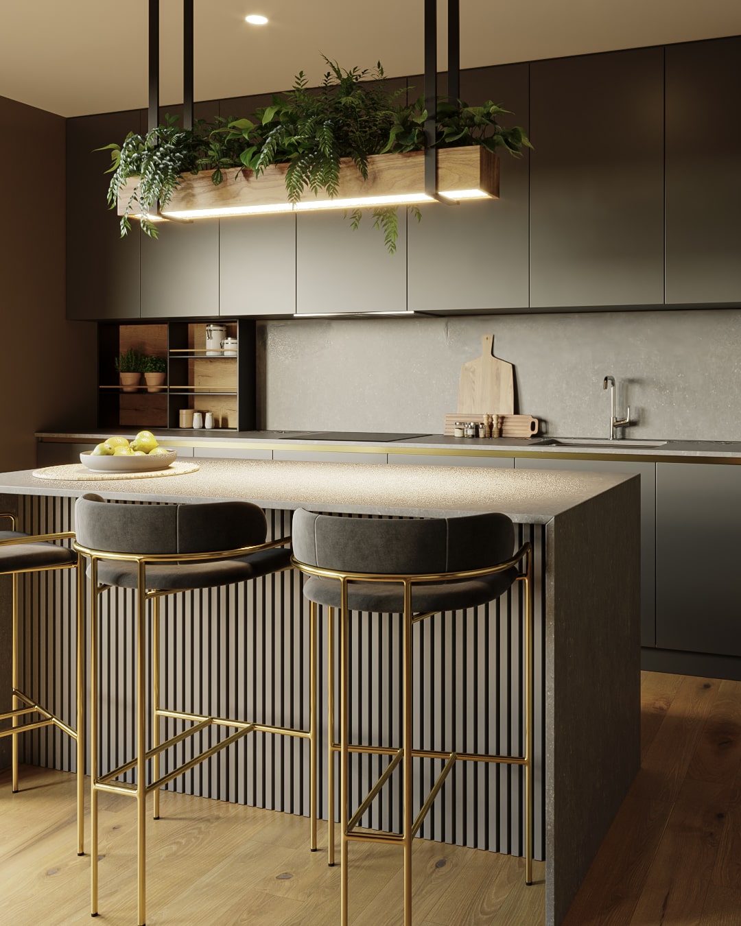 Render de diseño interior en Barcelona