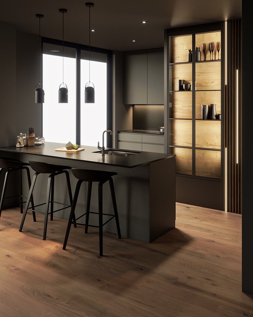 Render de diseño interior en Barcelona