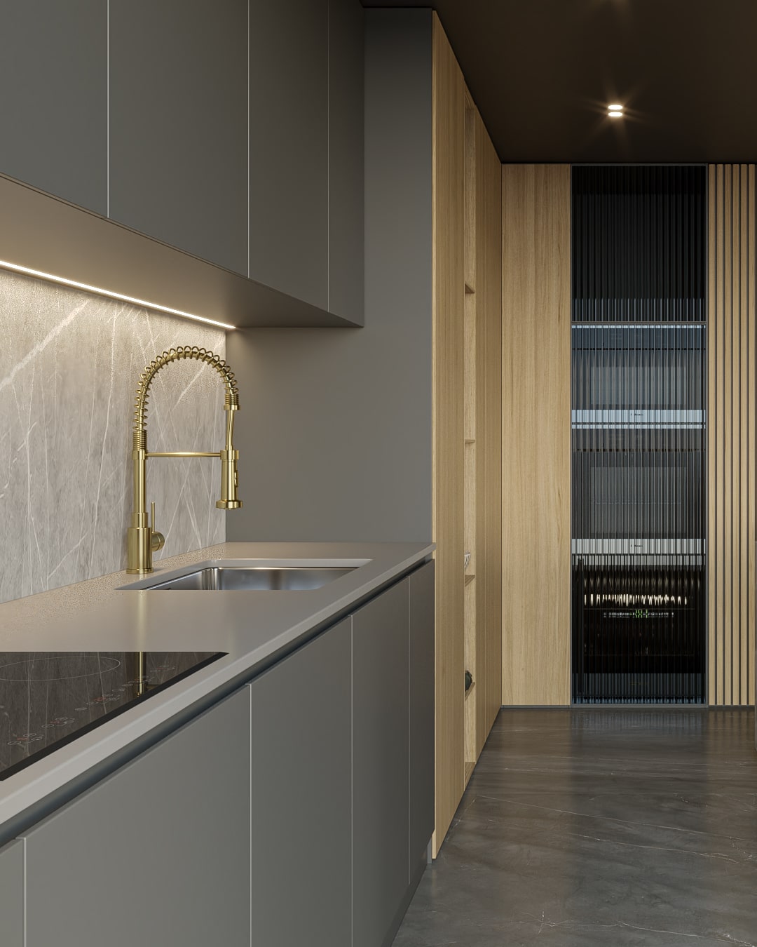 Render de diseño interior en Barcelona