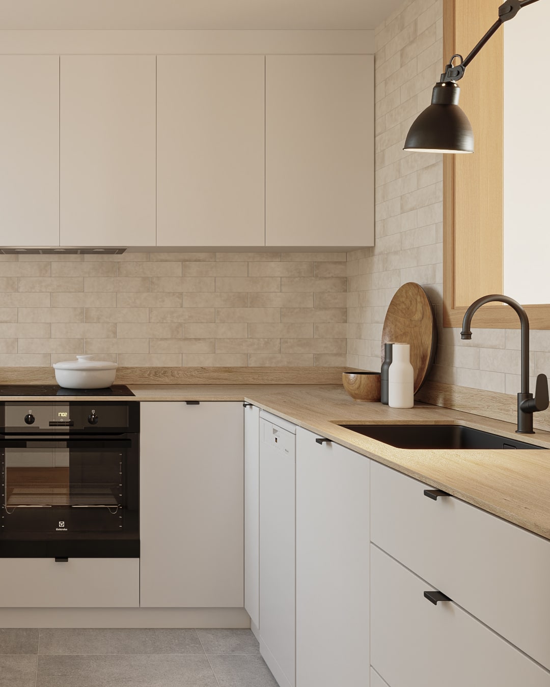 Render de diseño interior en Barcelona