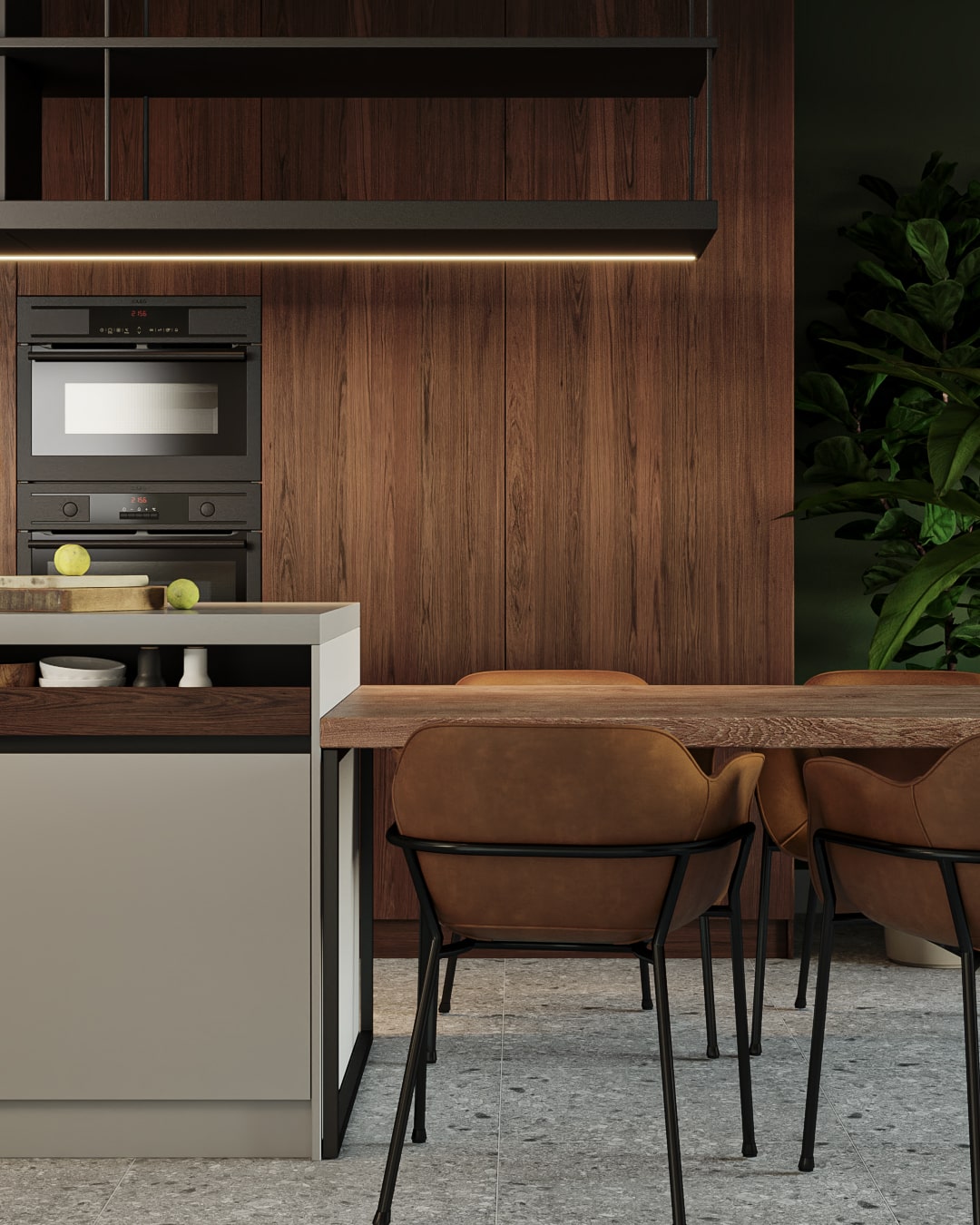 Render de diseño interior en Barcelona