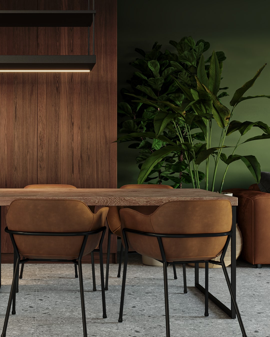 Render de diseño interior en Barcelona