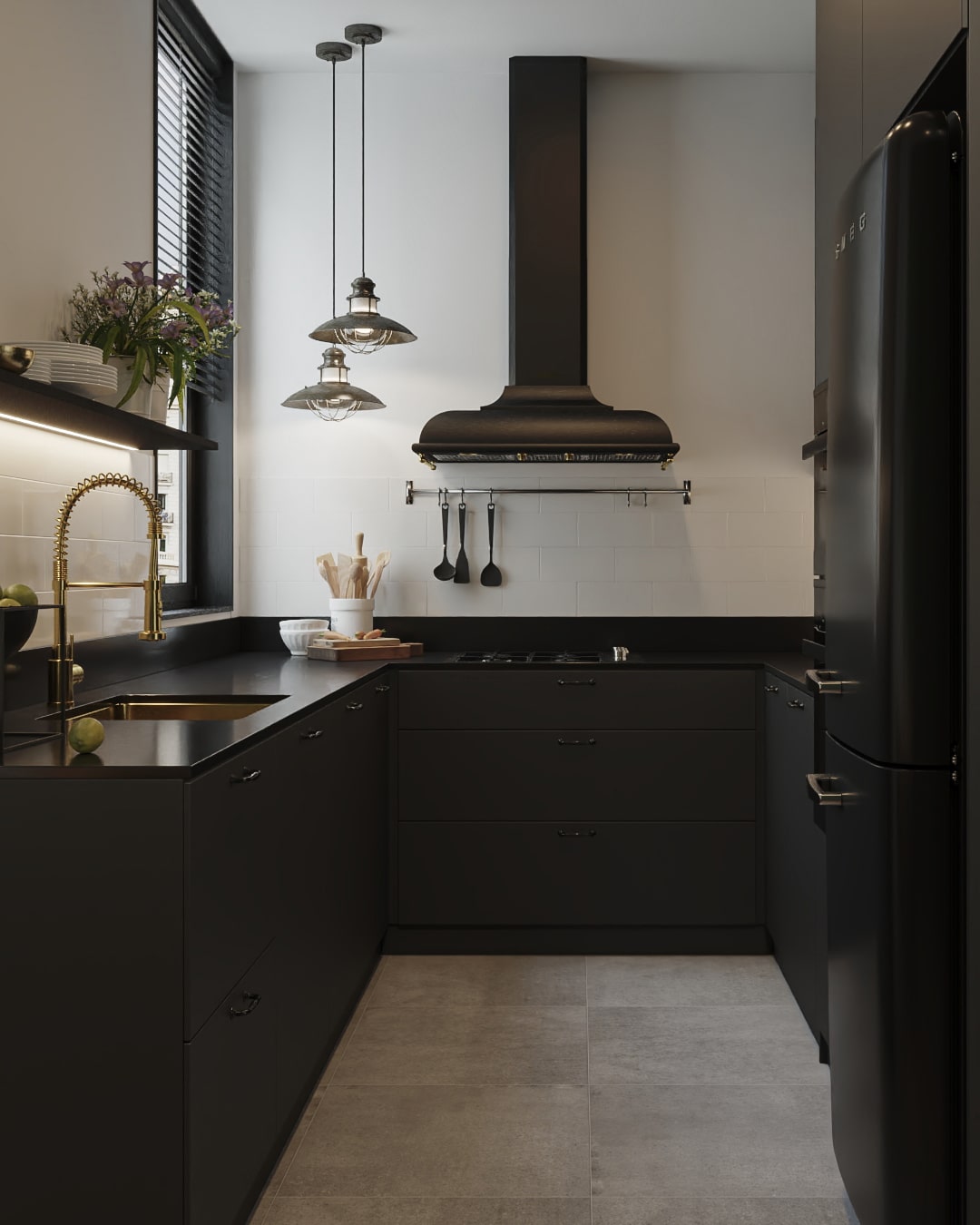 Render de diseño interior en Barcelona