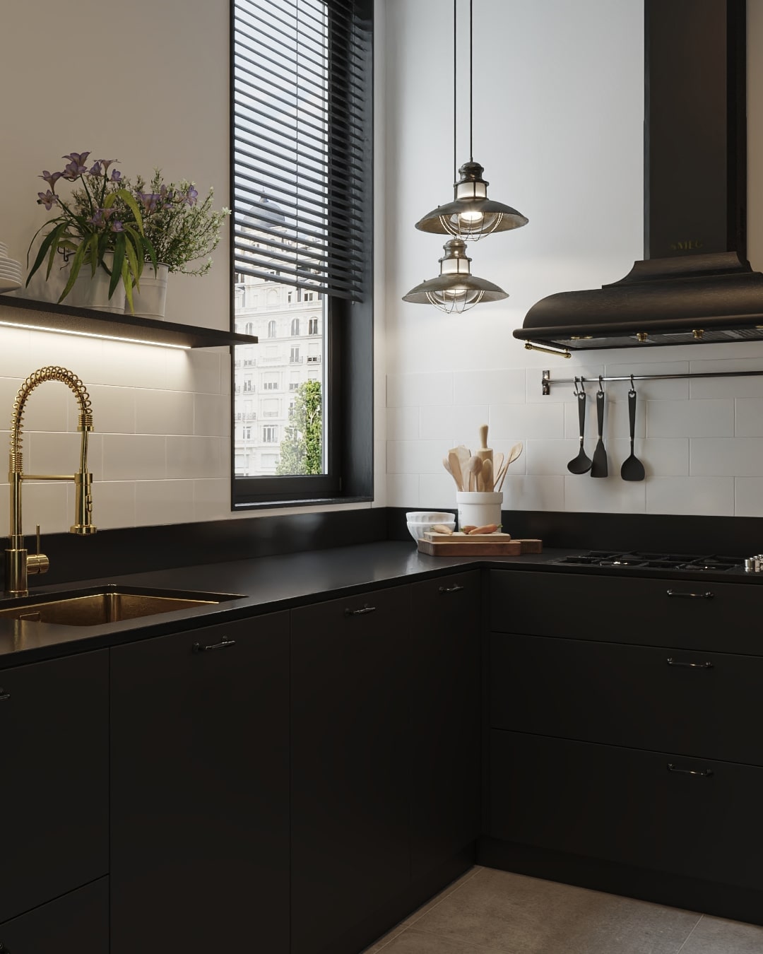 Render de diseño interior en Barcelona