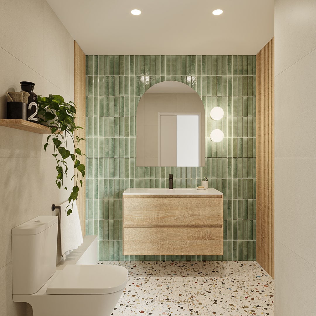 Baño moderno en Sant Feliu, C/ Cuenca