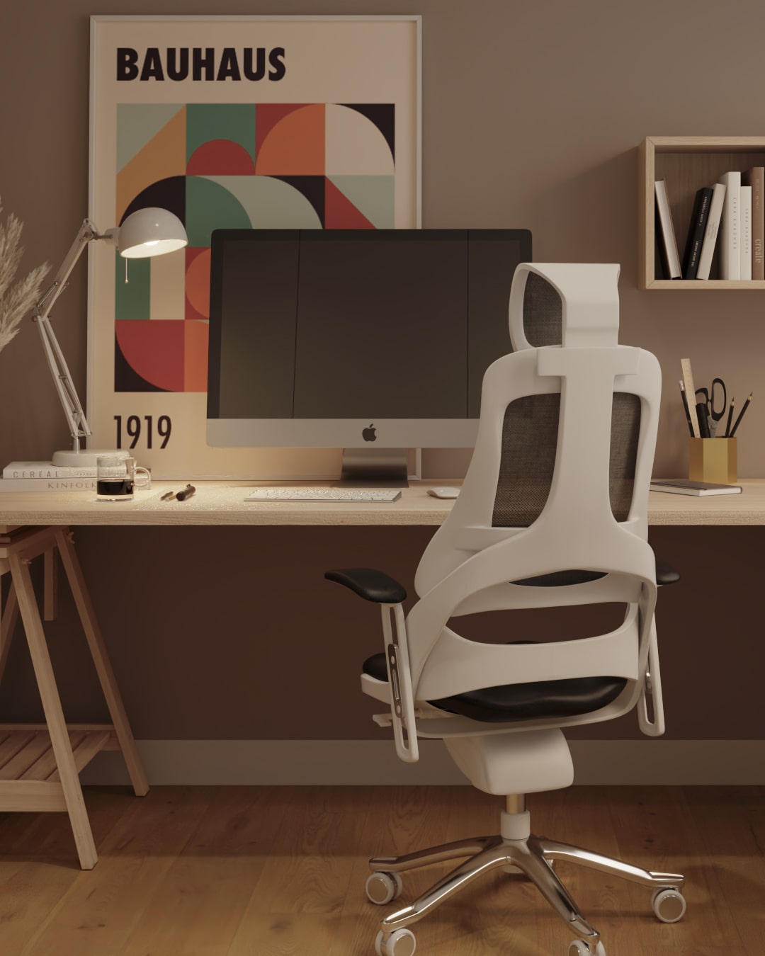 Render de diseño interior en Barcelona