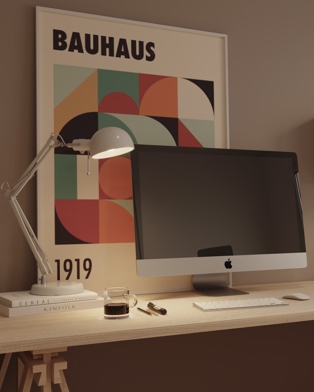 Render de diseño interior en Barcelona