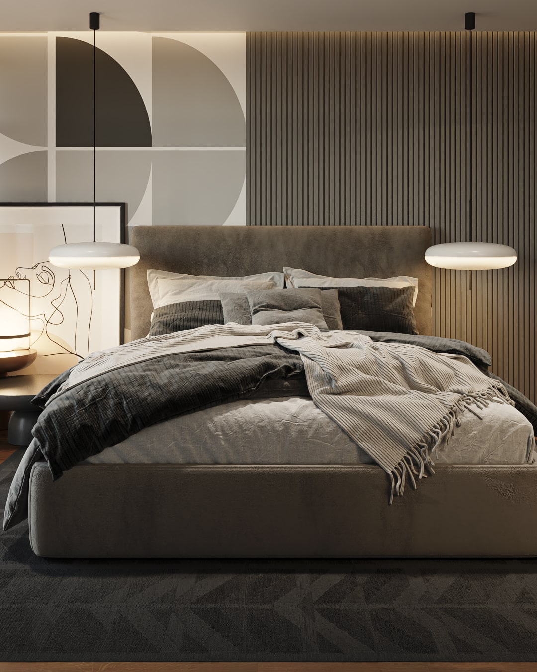 Render de diseño interior en Barcelona