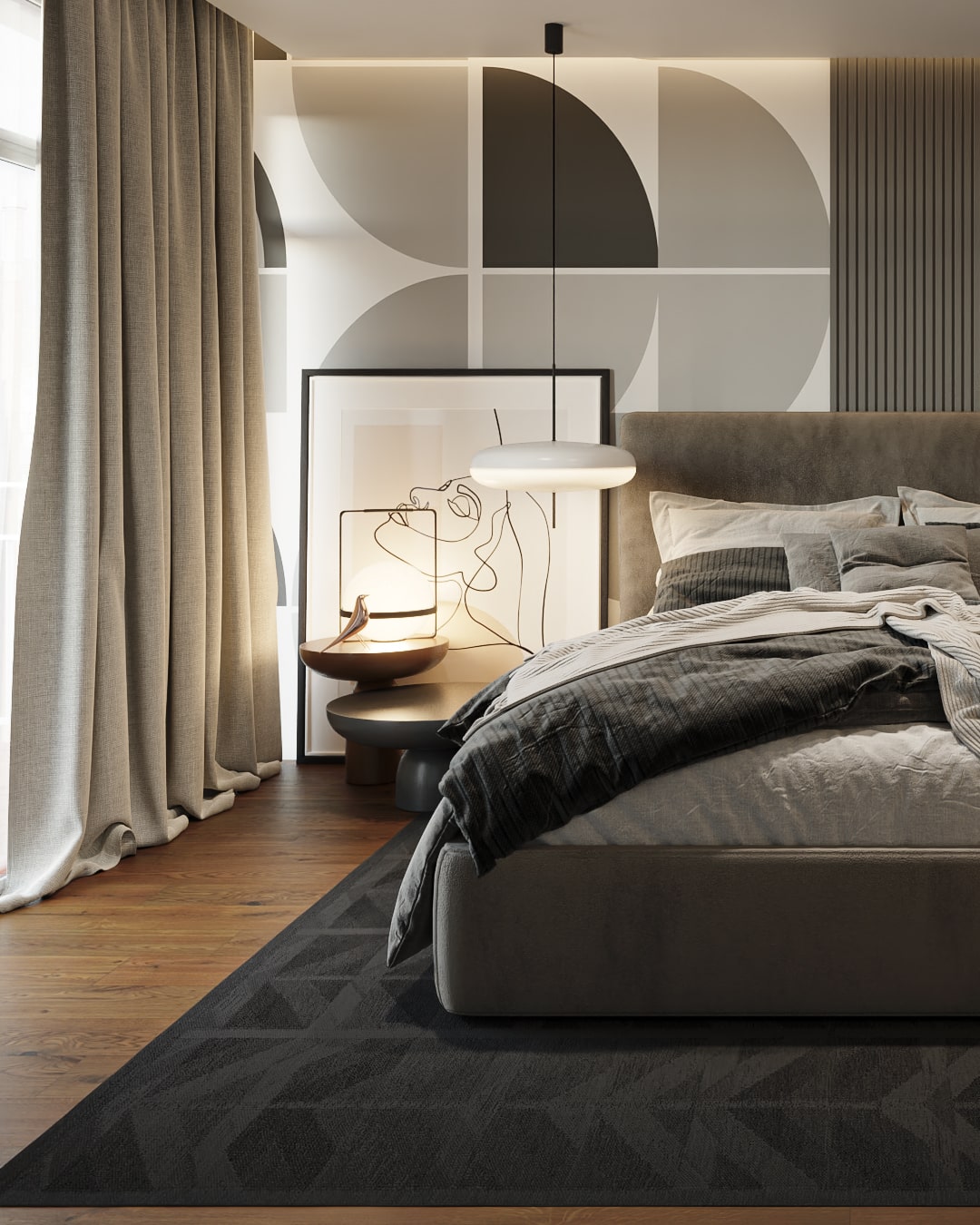 Render de diseño interior en Barcelona