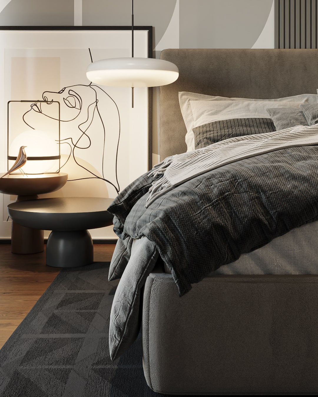 Render de diseño interior en Barcelona