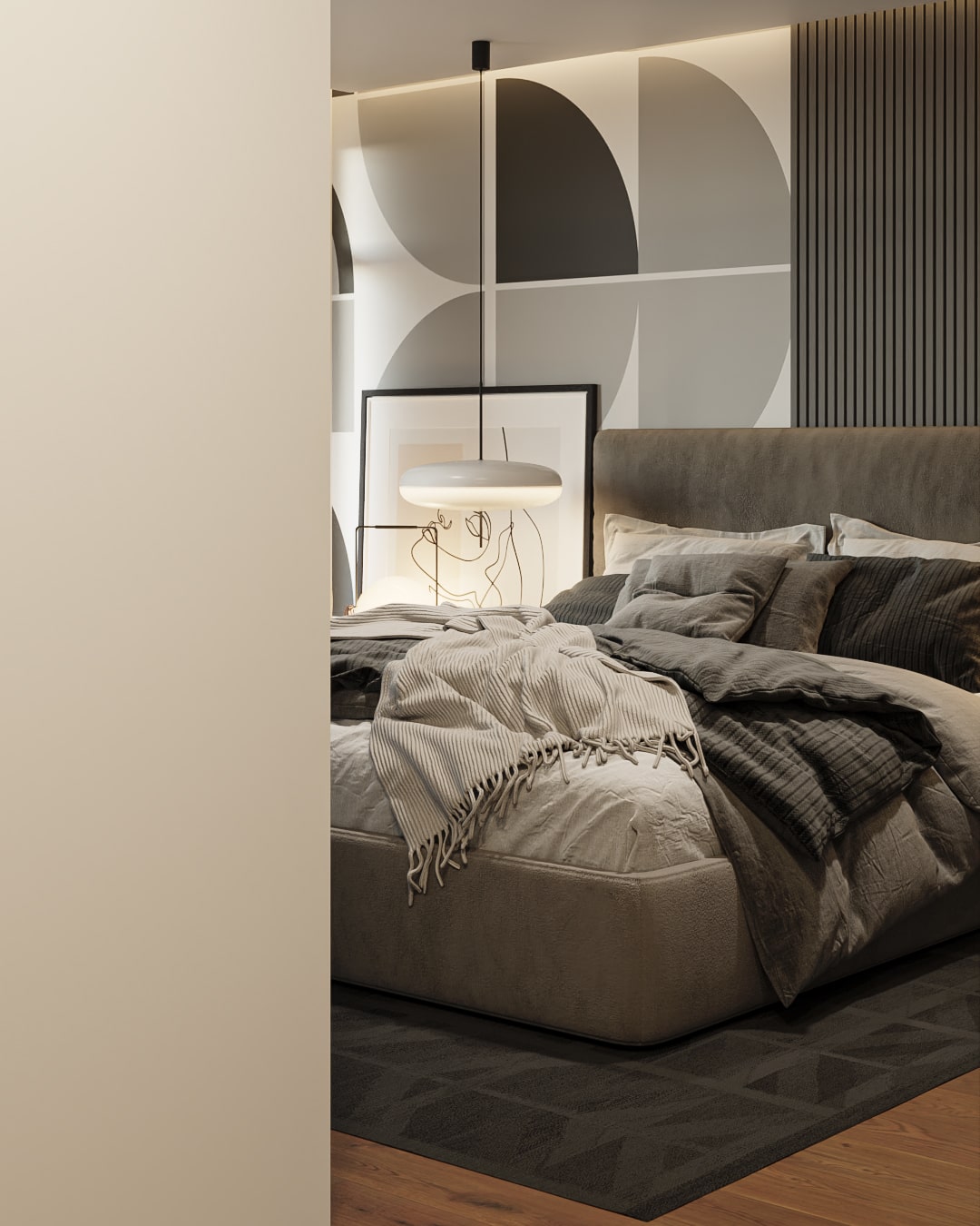 Render de diseño interior en Barcelona