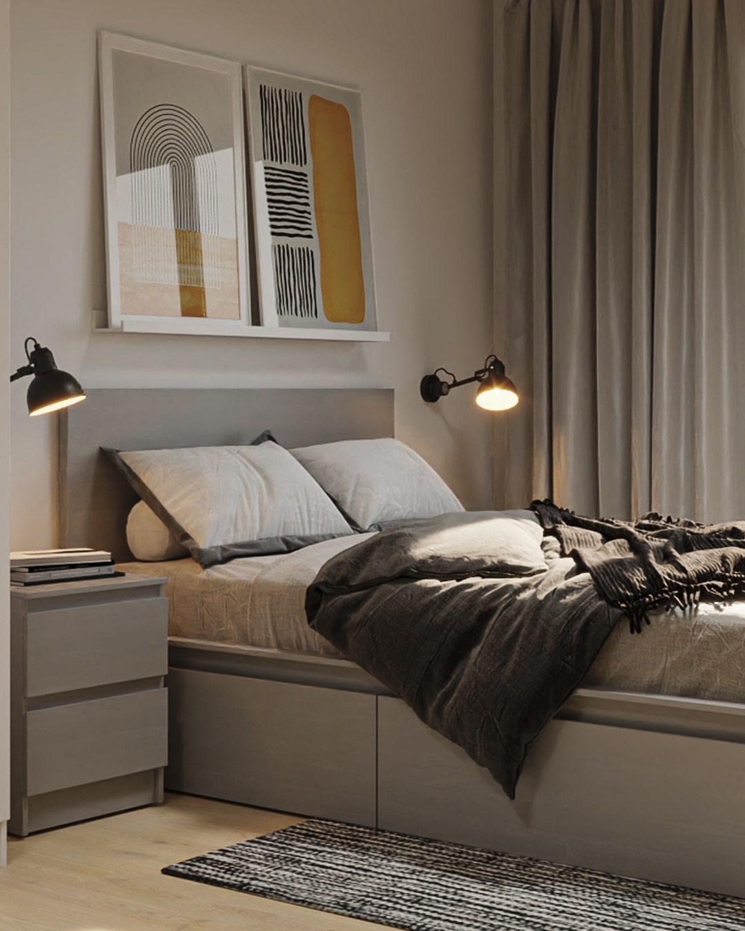 Render de diseño interior en Barcelona