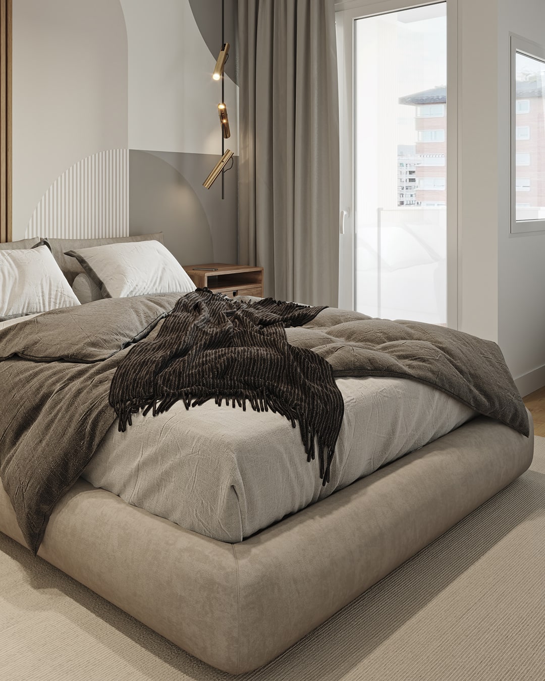 Render de diseño interior en Barcelona