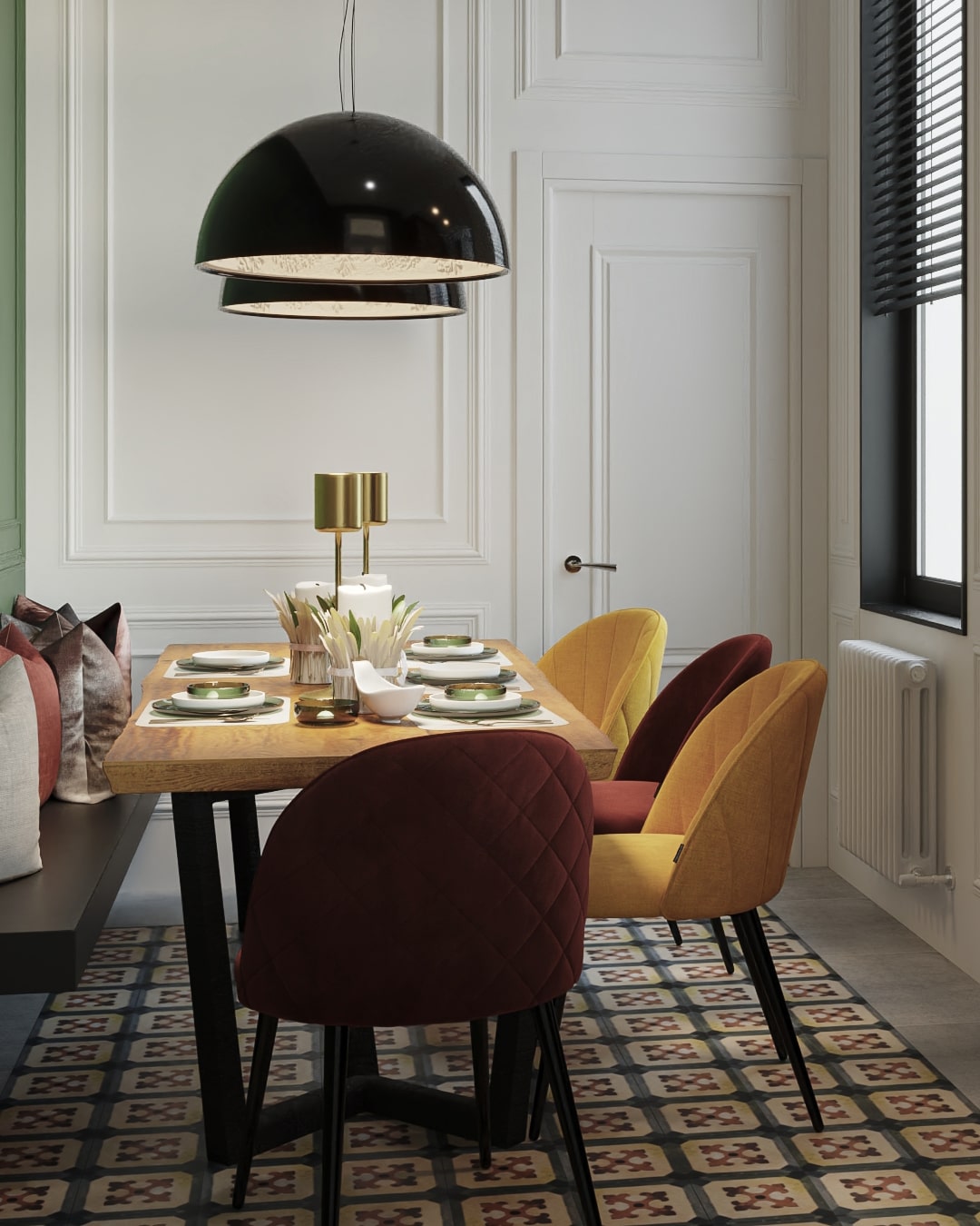 Render de diseño interior en Barcelona