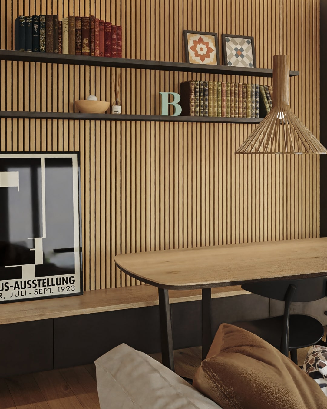 Render de diseño interior en Barcelona