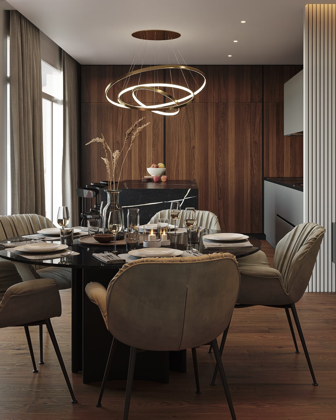 Render de diseño interior en Barcelona