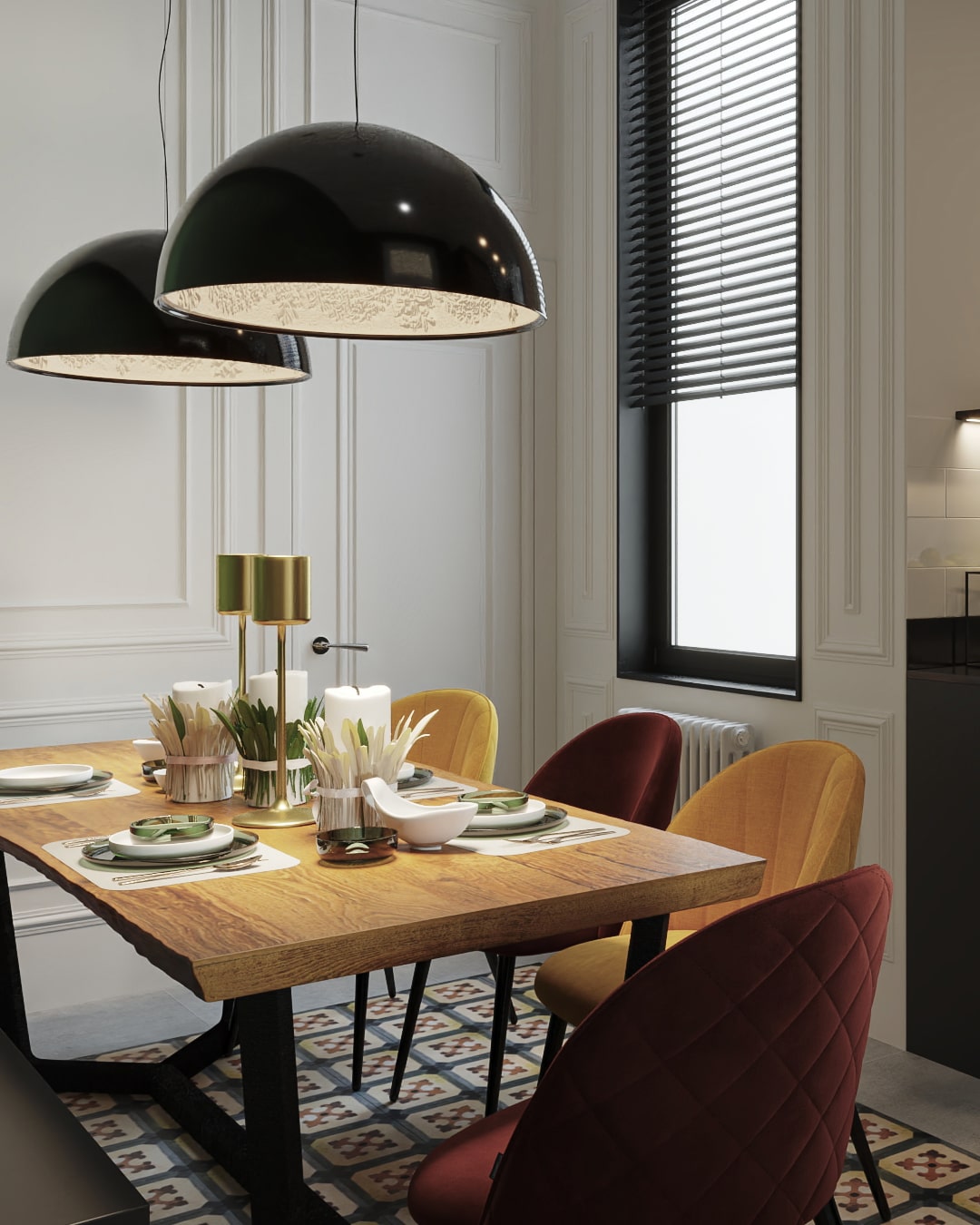 Render de diseño interior en Barcelona