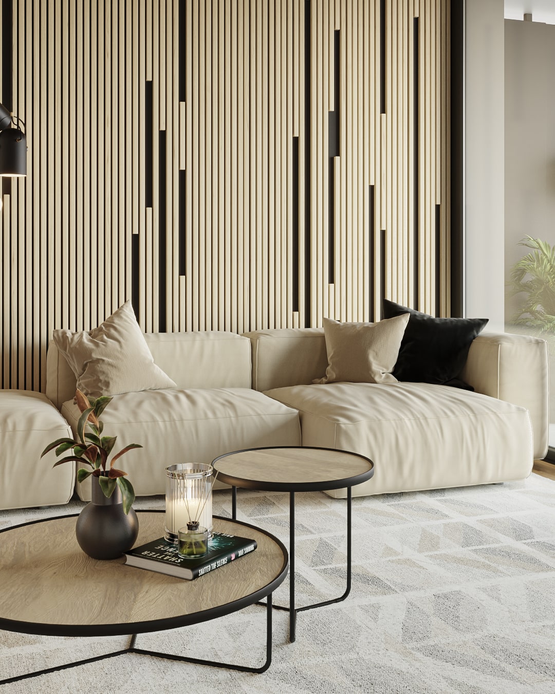 Render de diseño interior en Barcelona