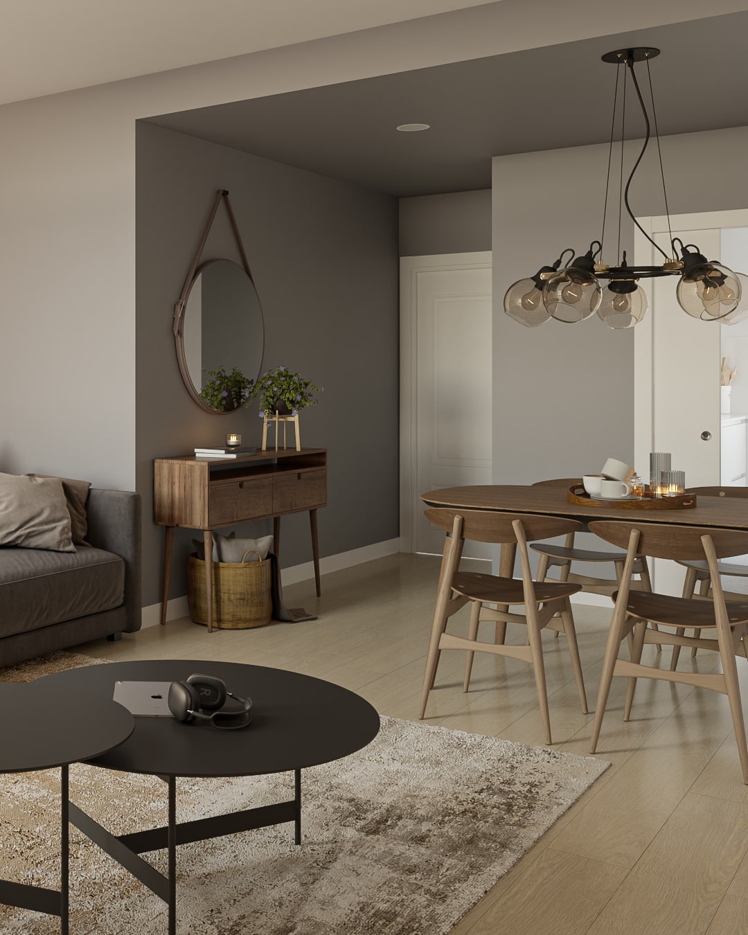 Render de diseño interior en Barcelona